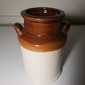 Ceramic vintage looking milk jug